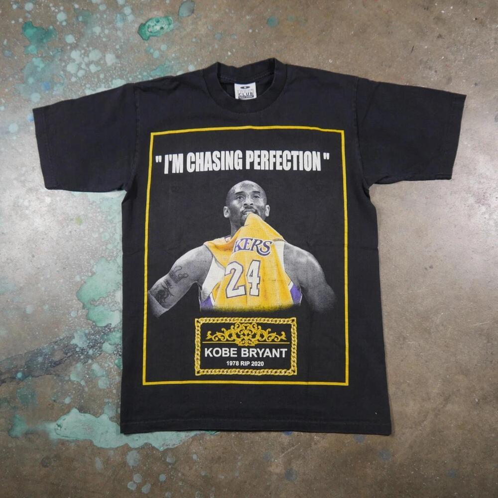 Kobe Bryant Memorial T Shirt 1978-2020 Pro Club Faded Basketball NBA 24